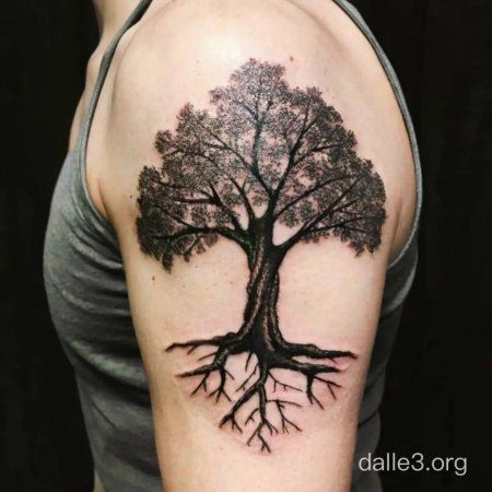 Тату дерева