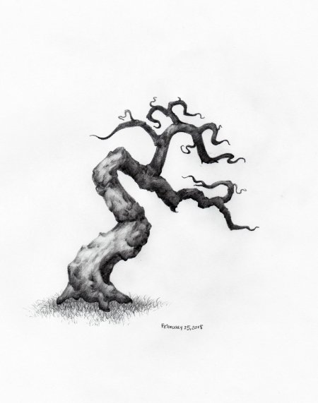 Дерево эскиз