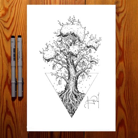 Дерево эскиз