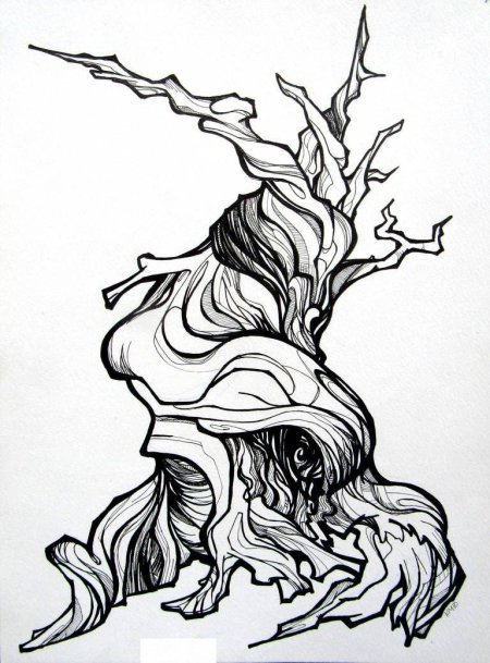 Дерево эскиз