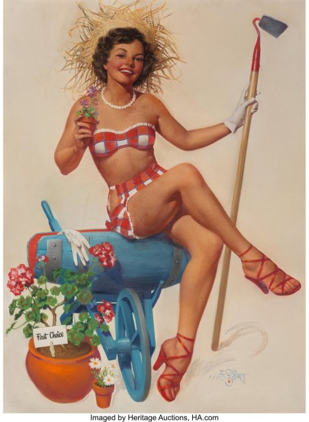 Художник джил элвгрен пин ап