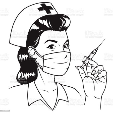 Медсестра рисунки