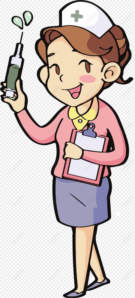 Медсестра мультяшки