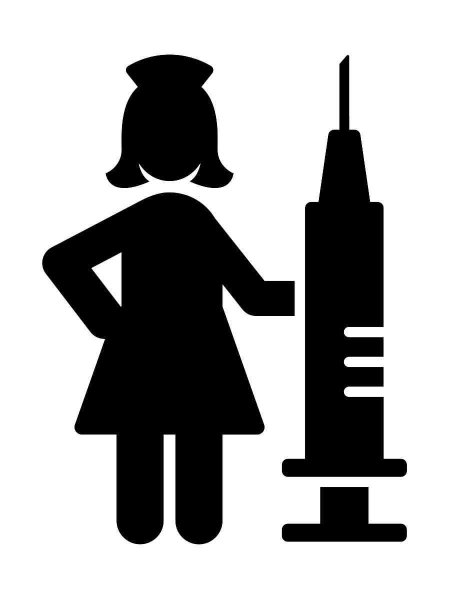 Медсестра силуэт