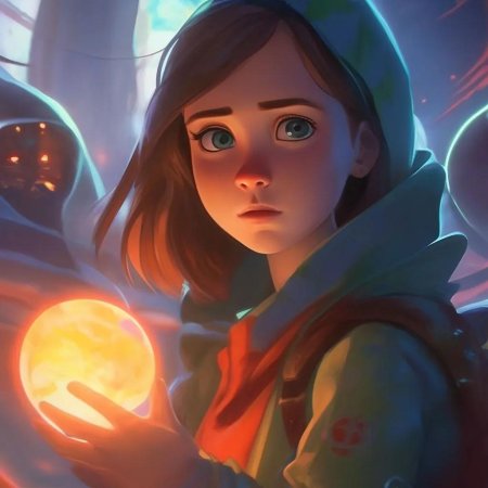 Мультик девушка