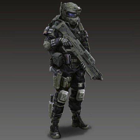 Sci fi солдаты концепт