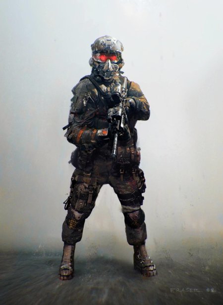 Русский солдат будущего арт