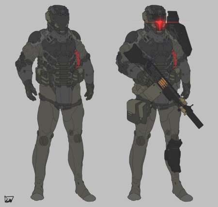 Чвк солдат concept art персонаж