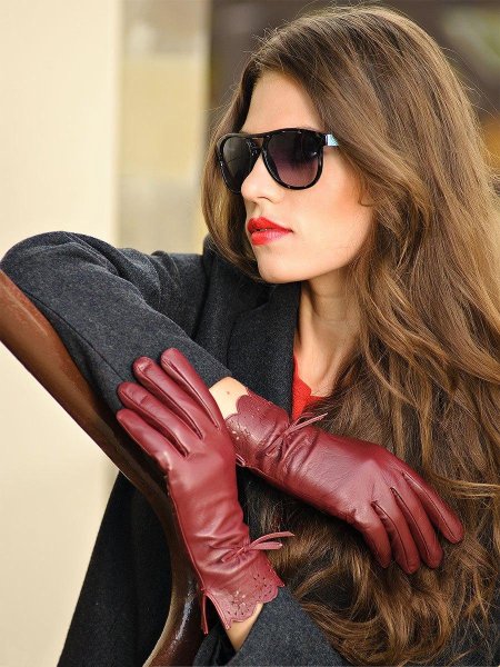 Стильные женские перчатки