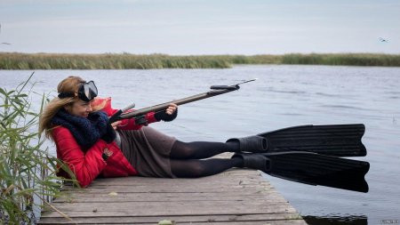 Женщина на охоте