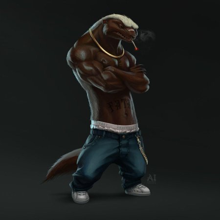 Фурри барсук медоед