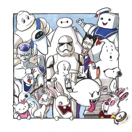 Белые персонажи