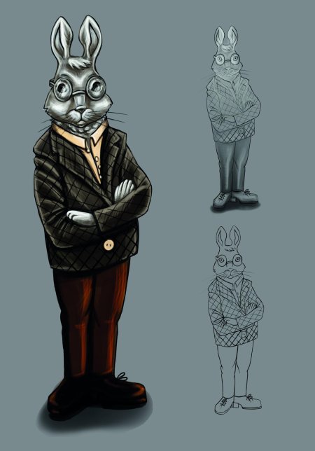 Антропоморфный кролик