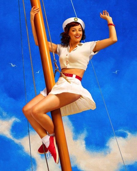 Морячки в стиле пин ап