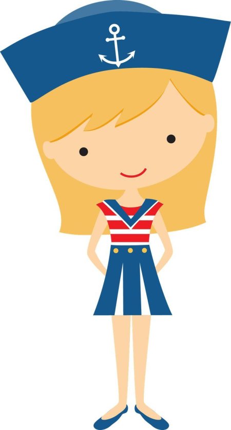 Моряки мультяшные девочки