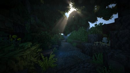 Биом темный лес в майнкрафт