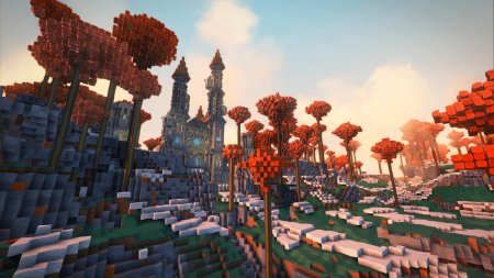 Майнкрафт красивые пейзажи