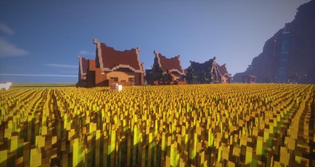 Поле пшеницы майнкрафт