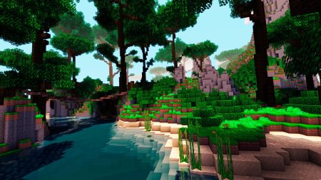 Майнкрафт красивые пейзажи