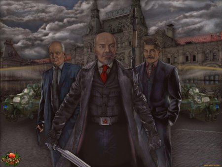 Ленин и сталин арт