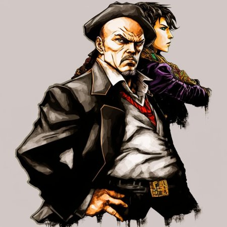 В стиле аниме