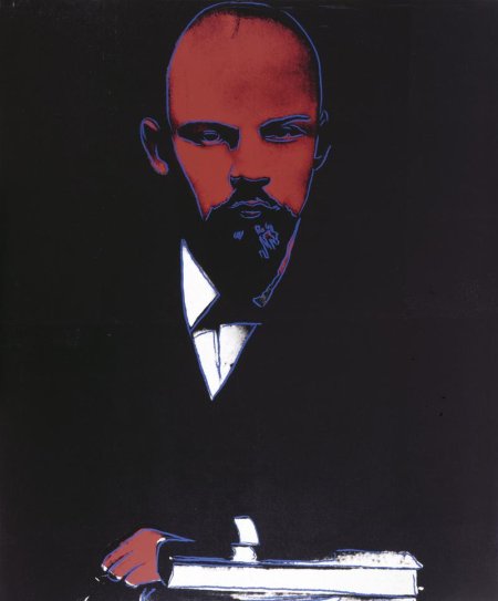 Красный ленин энди уорхола