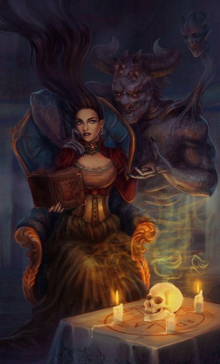 Ведьма арт фэнтези