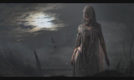 Слепая девушка фэнтези