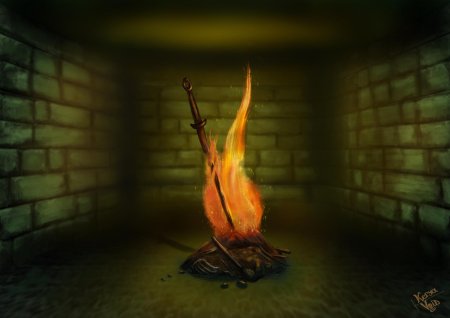 Bonfire dark souls к