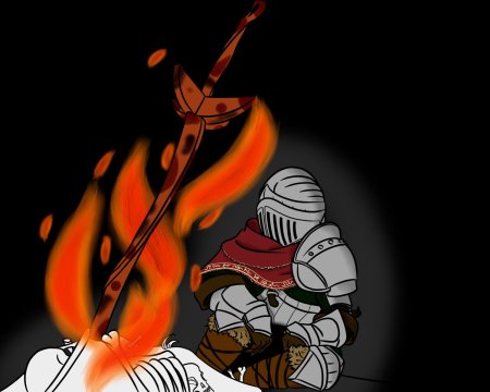 Дарк соулс костер арт