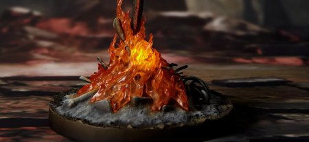 Dark souls фигурка костер