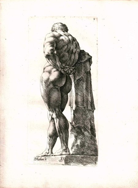 Геракл академический рисунок