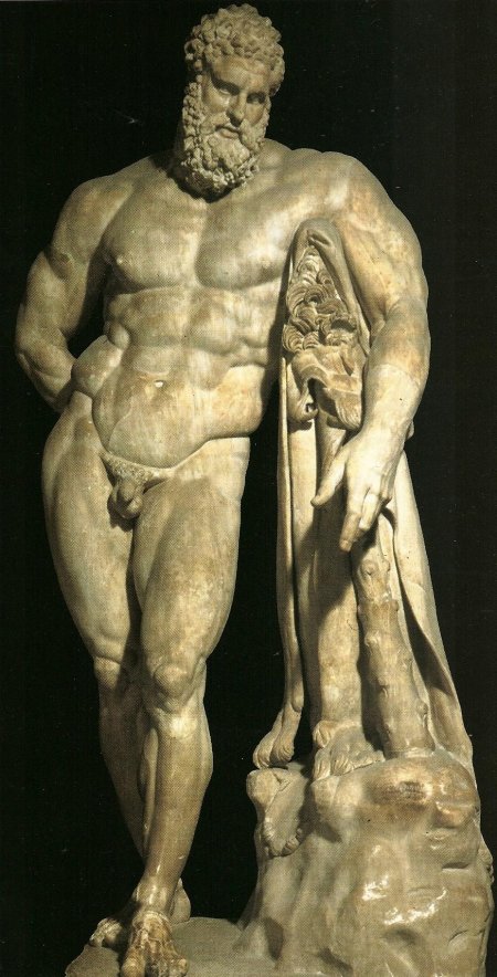 Статуи древней греции геракл