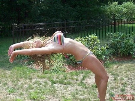 Голая на даче