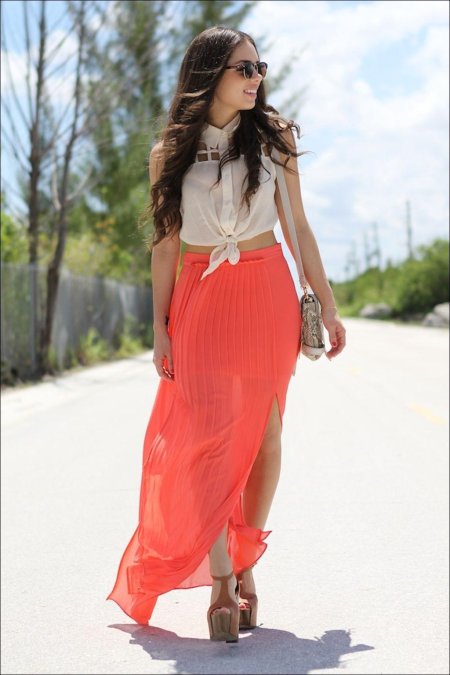 Юбка летняя