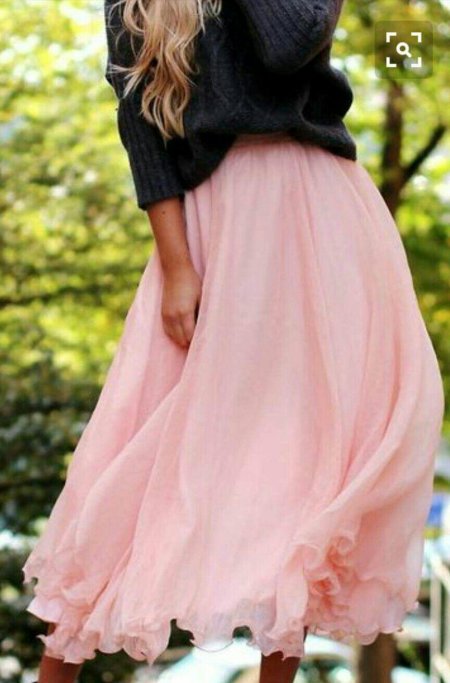 Фатиновая юбка макси