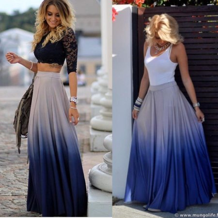 Красивые длинные юбки