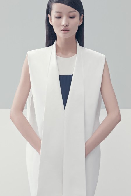 Zara длинный жилет