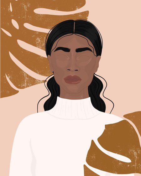 Минималистический портрет