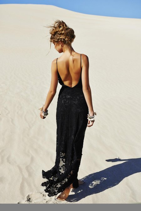 Платье со спины