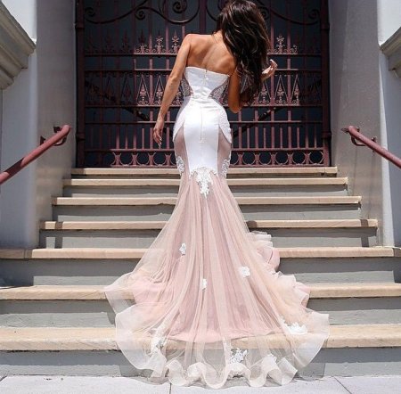 Свадебное платье русалка