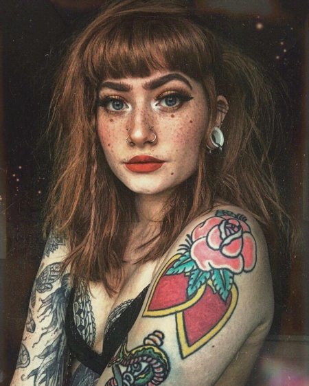 Тату веснушки