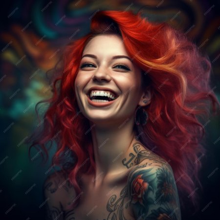 Рыжие девушки с татуировкой