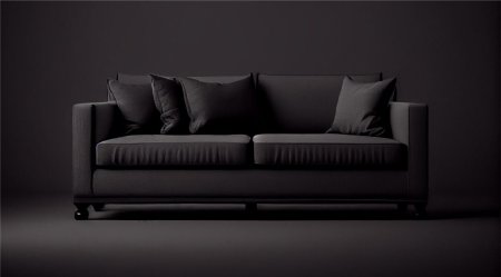 Диван черный