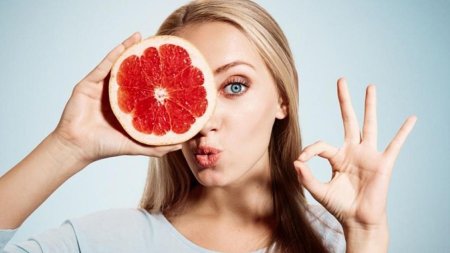 Фотосессия с грейпфрутом