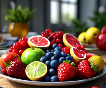 Яркие фрукты