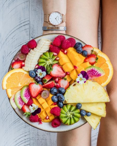 Тарелка с фруктами