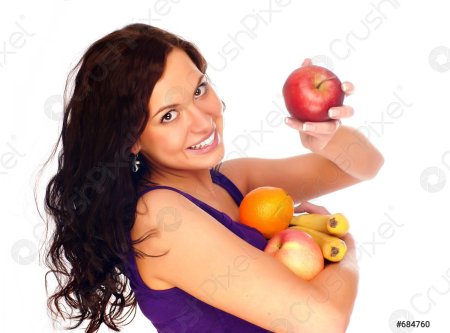 Яблоки красивые