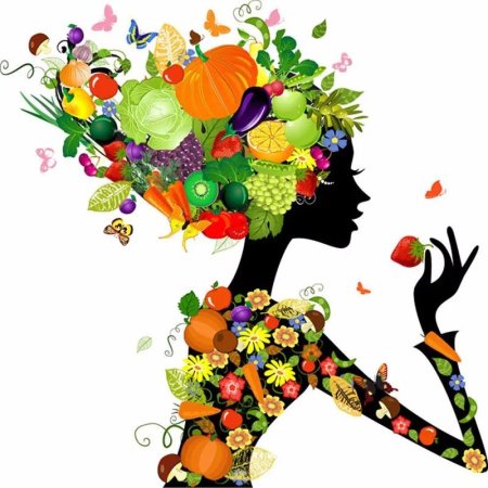 Цветочная девушка