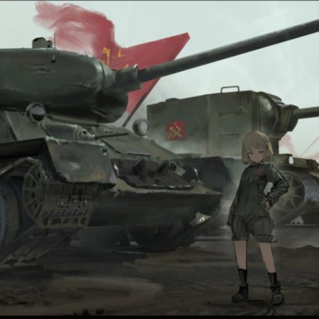Аниме танкистки т 34